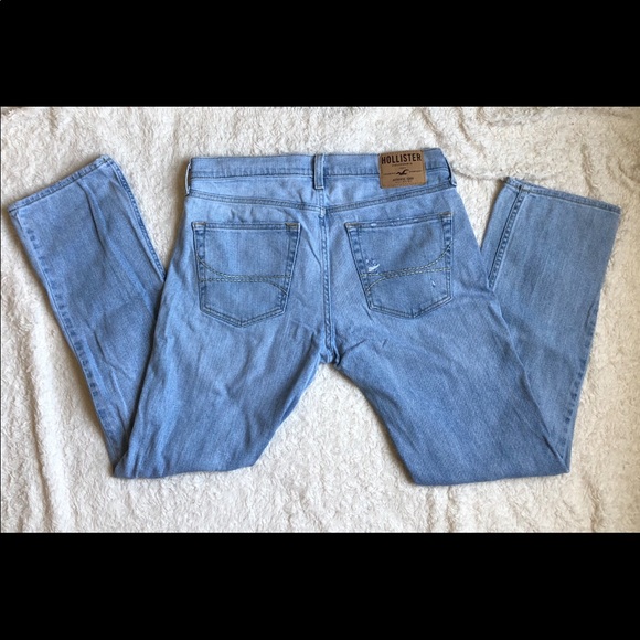 **SOLD** Hollister Slim Straight Distressed Jeans - Picture 2 of 7